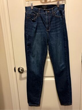 Women’s Banana Republic Dark Indigo High Rise Slim Straight Jeans